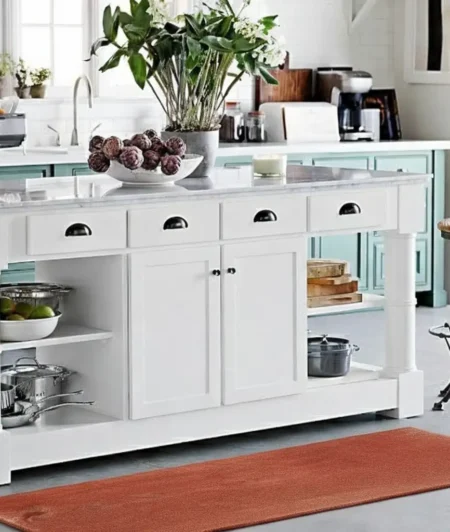 Risala Kavi Runner Rugs In Kitchen