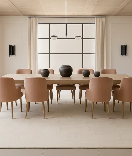 Risala Manifest Moroccan Rugs In Dining Room