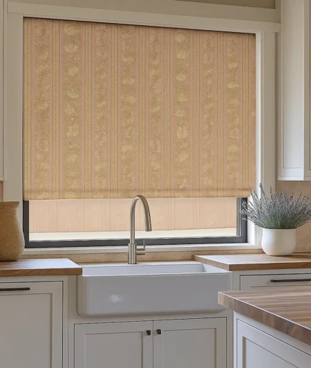 Risala Marcheline Roman Blinds In Kitchen