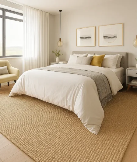 Risala Medina Synthetic Rugs In Bedroom