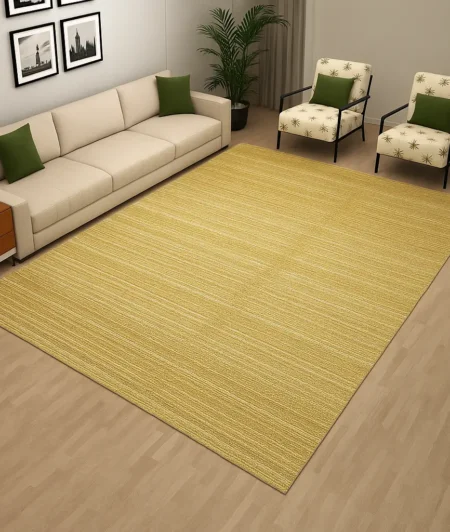 Risala Milk Tea Nylon Rugs In Living Room
