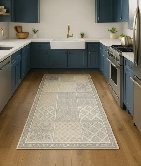 Risala Moroccan Style In Kitchen Rugs 1