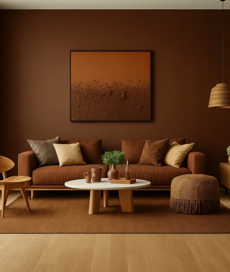 Risala Ocelot Moroccan Rugs In Living Room