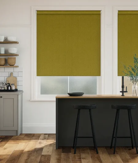 Risala Off White Venetian Blinds In Kitchen