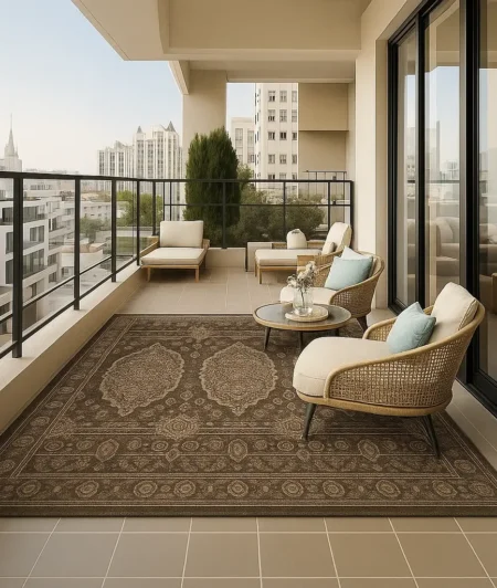Risala Ozone Outdoor Rug Balcony