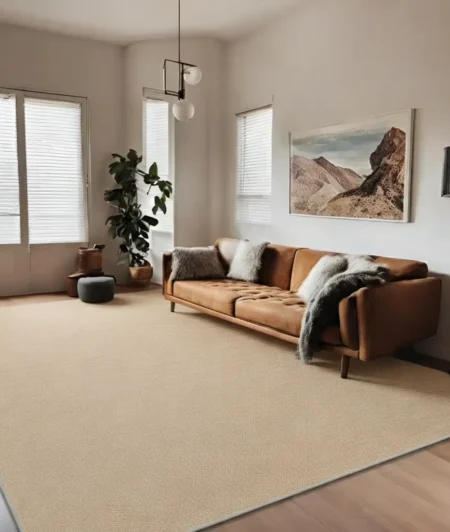 Risala Thyme Moroccan Rugs In Living Room