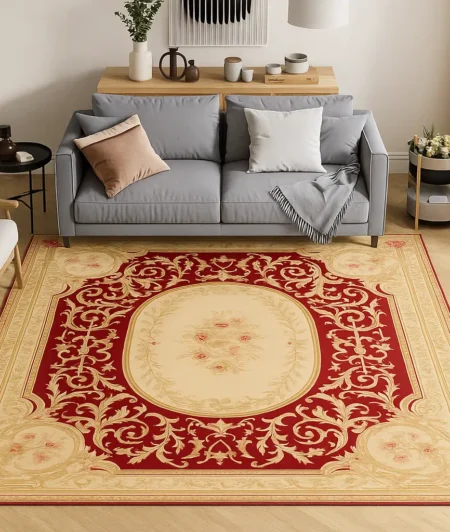 Risala Weaves Aprezo Cotton Rugs In Living Room