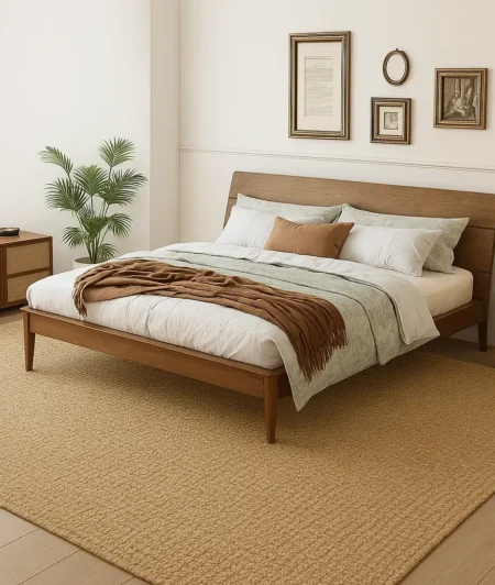 Risala Whidbey Sisal Rugs In Bedroom