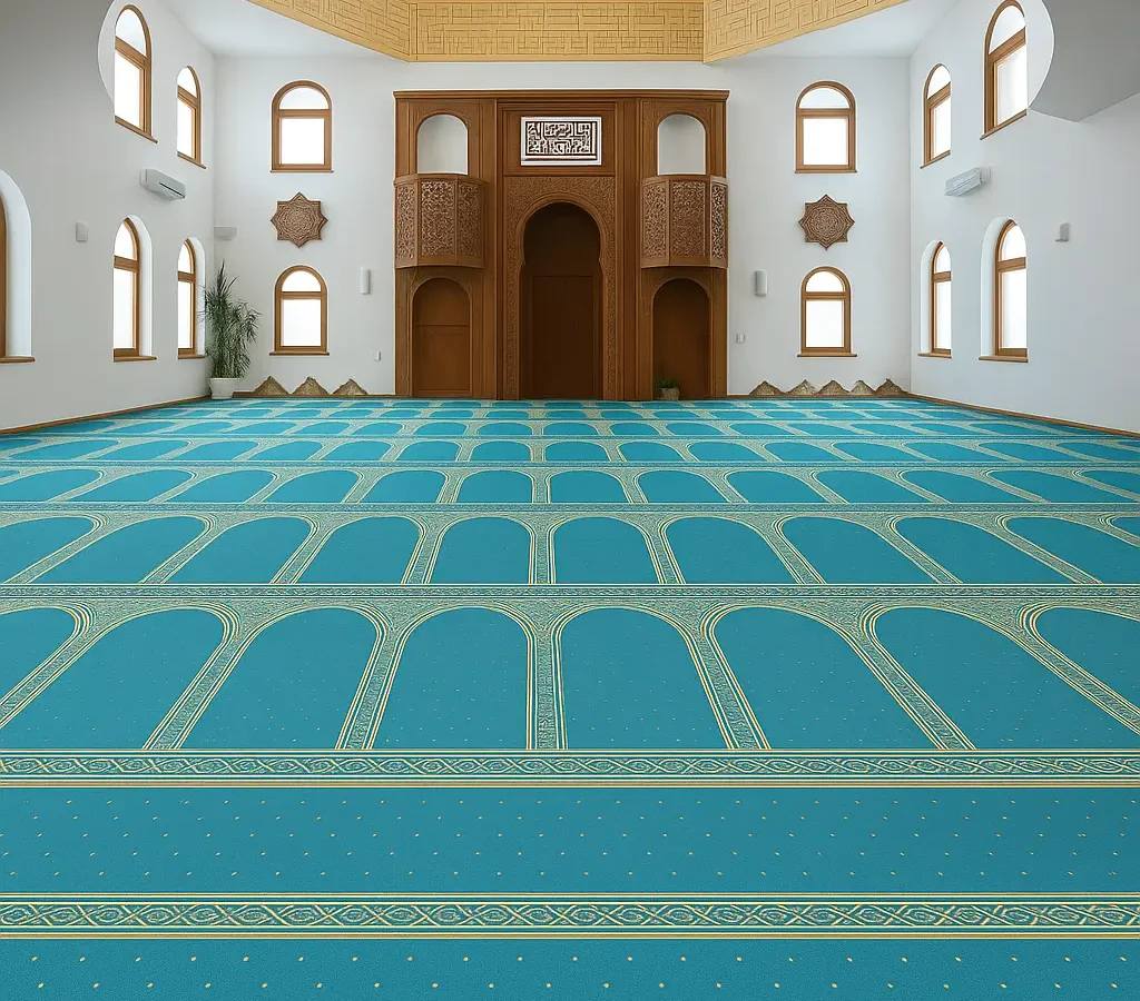 Aqsa Blue Mosque Carpets In Mosque