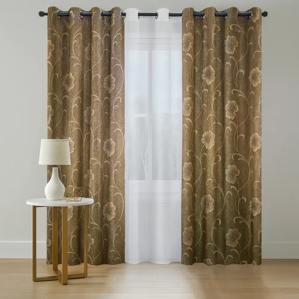 Brocade Curtains 3