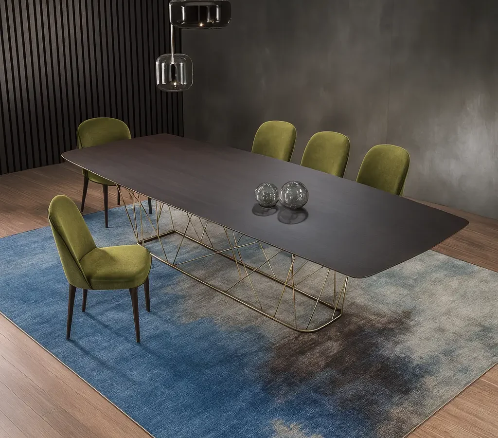 Hand-Tufted Carpets dinnig area