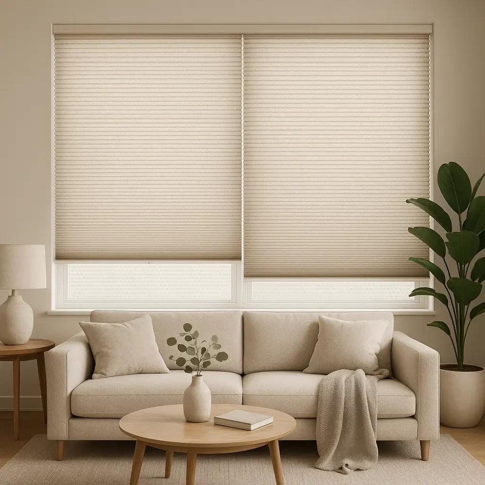 Honeycomb Blinds for livingroom