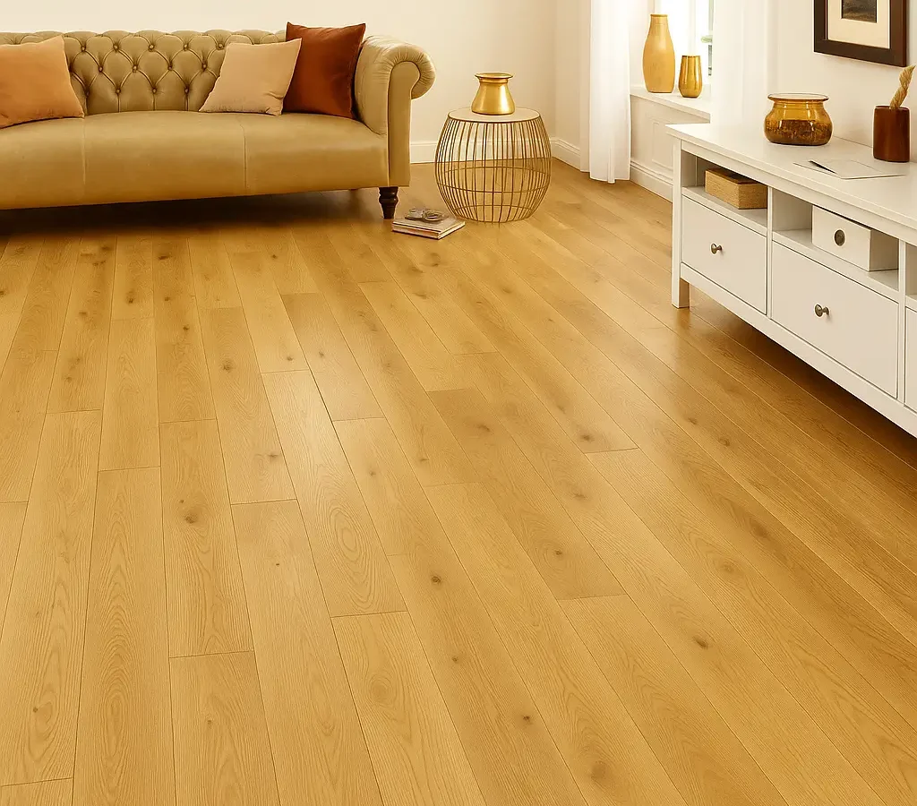 Junckers ONNN Solid Hardwood Flooring in Living Room