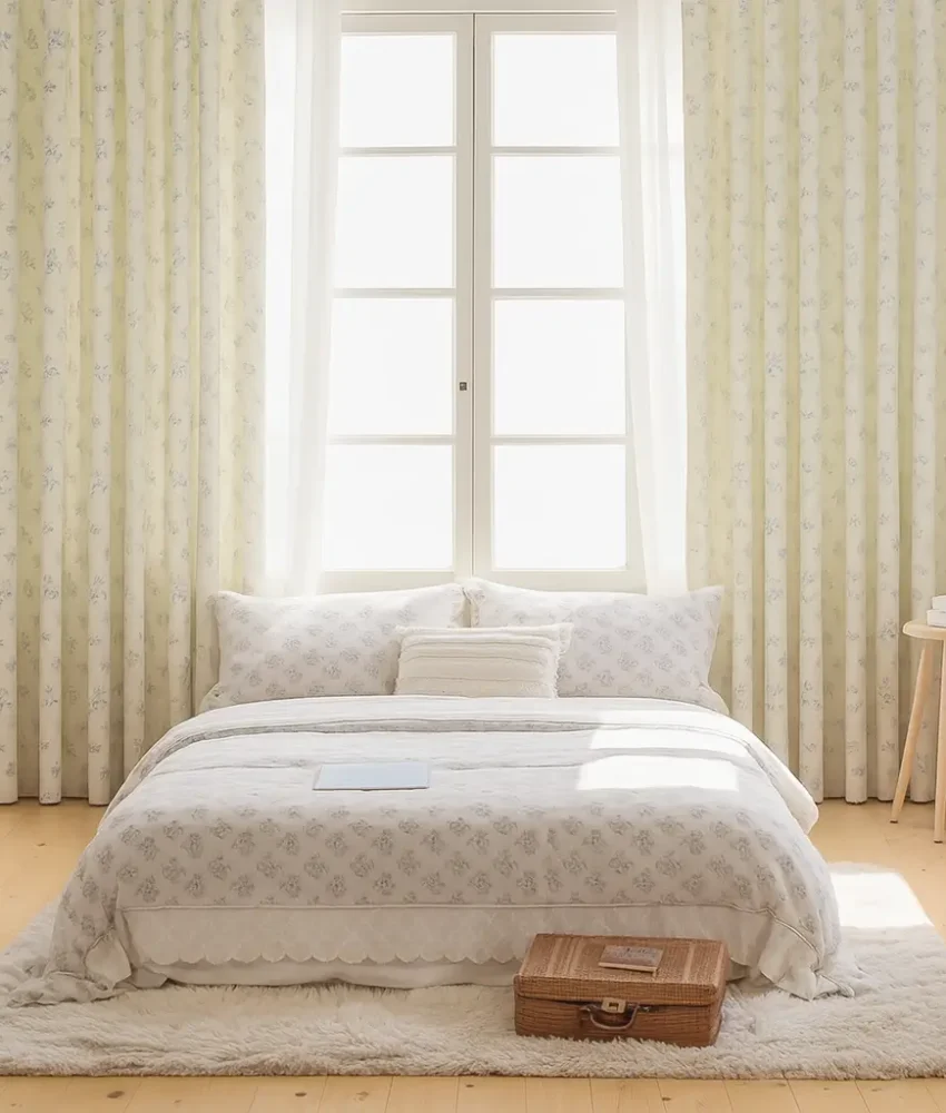 Polyester Curtains in bedroom