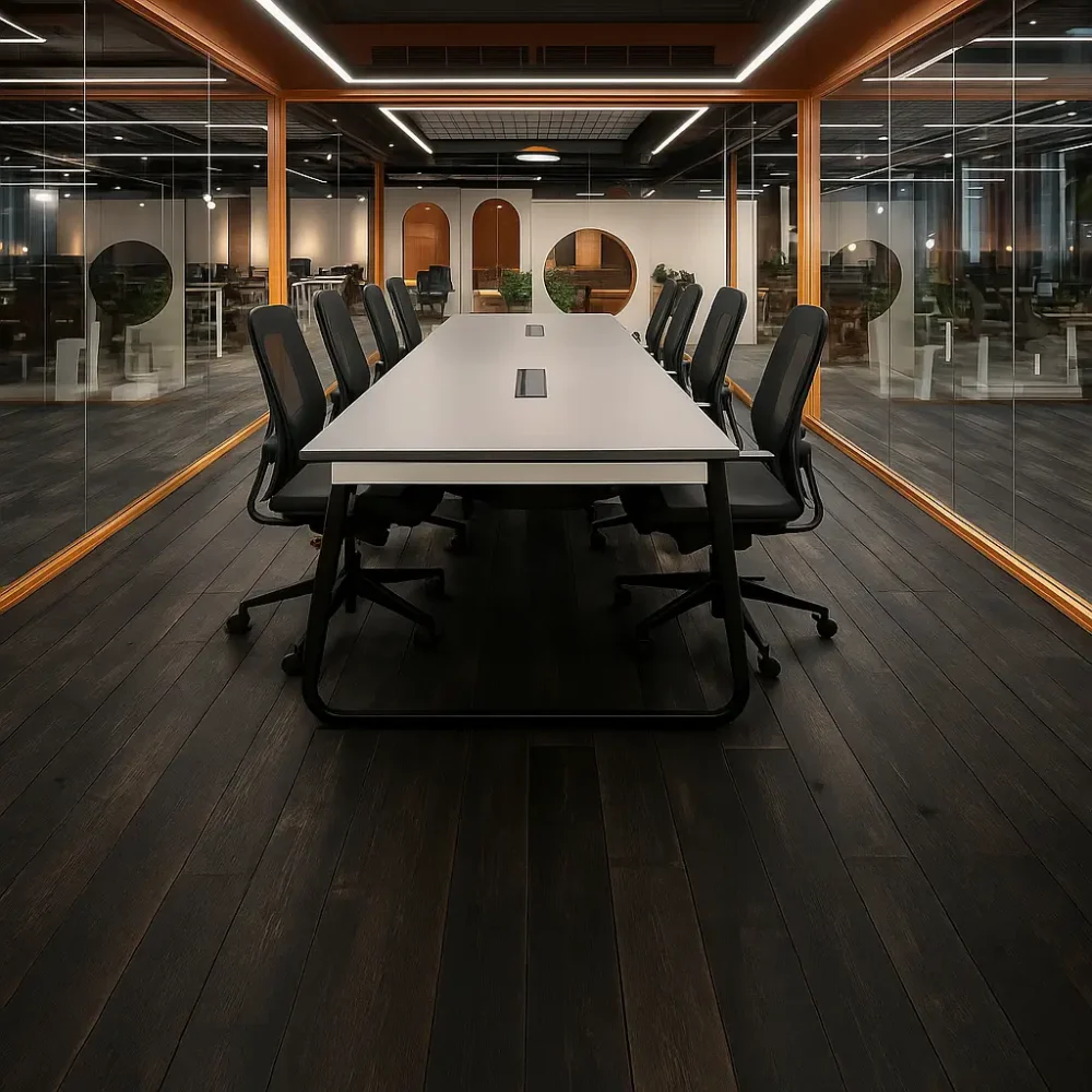 Sawkill RW Reclaimed Wood Flooring in Office