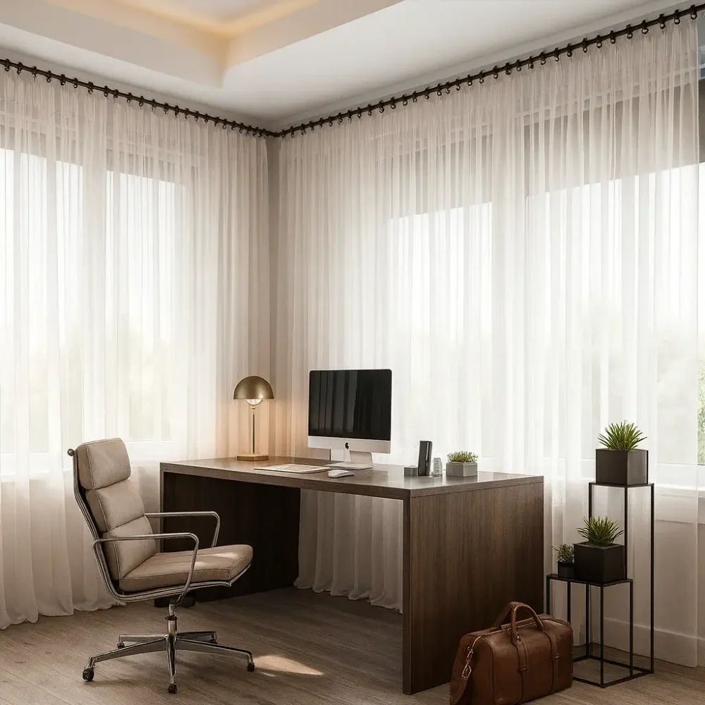 Sheer Curtains for office