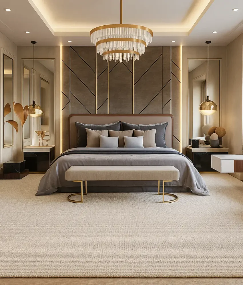 cotton carpet in bedroom