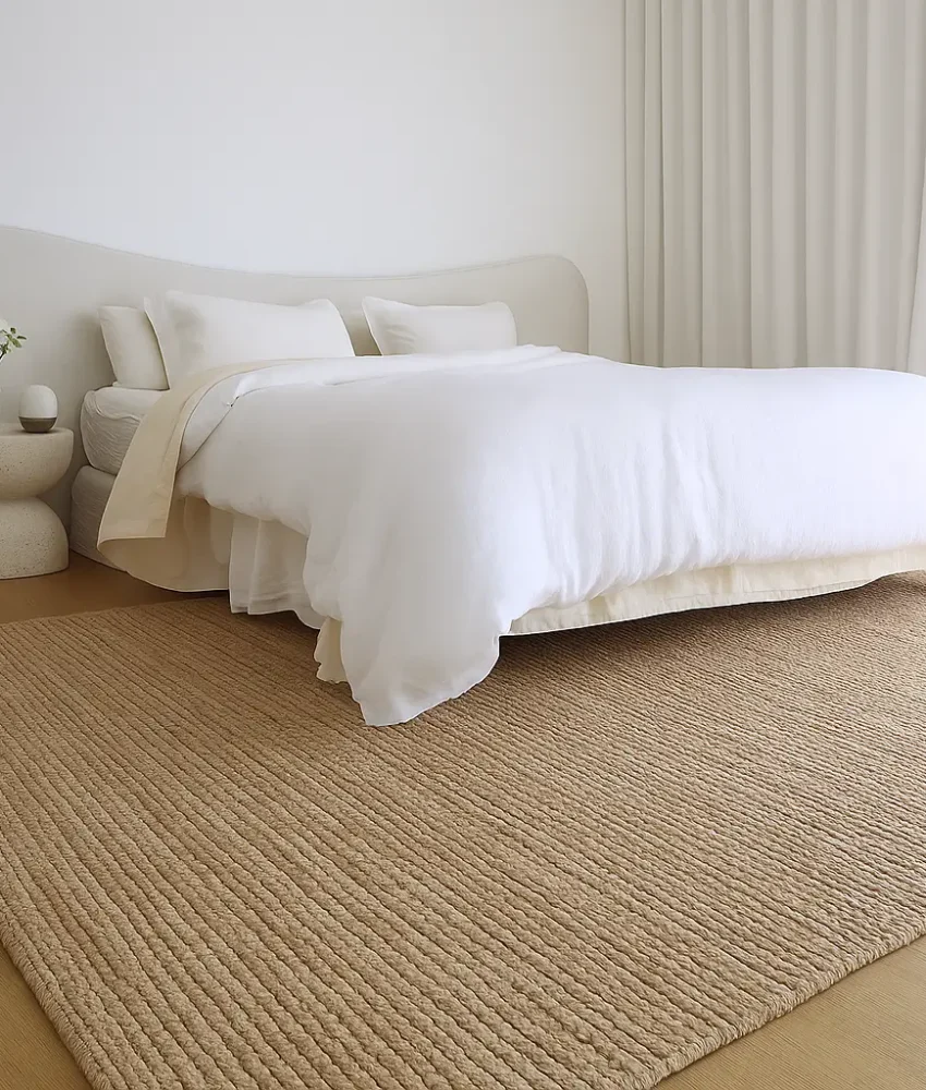 jute rug for bedroom