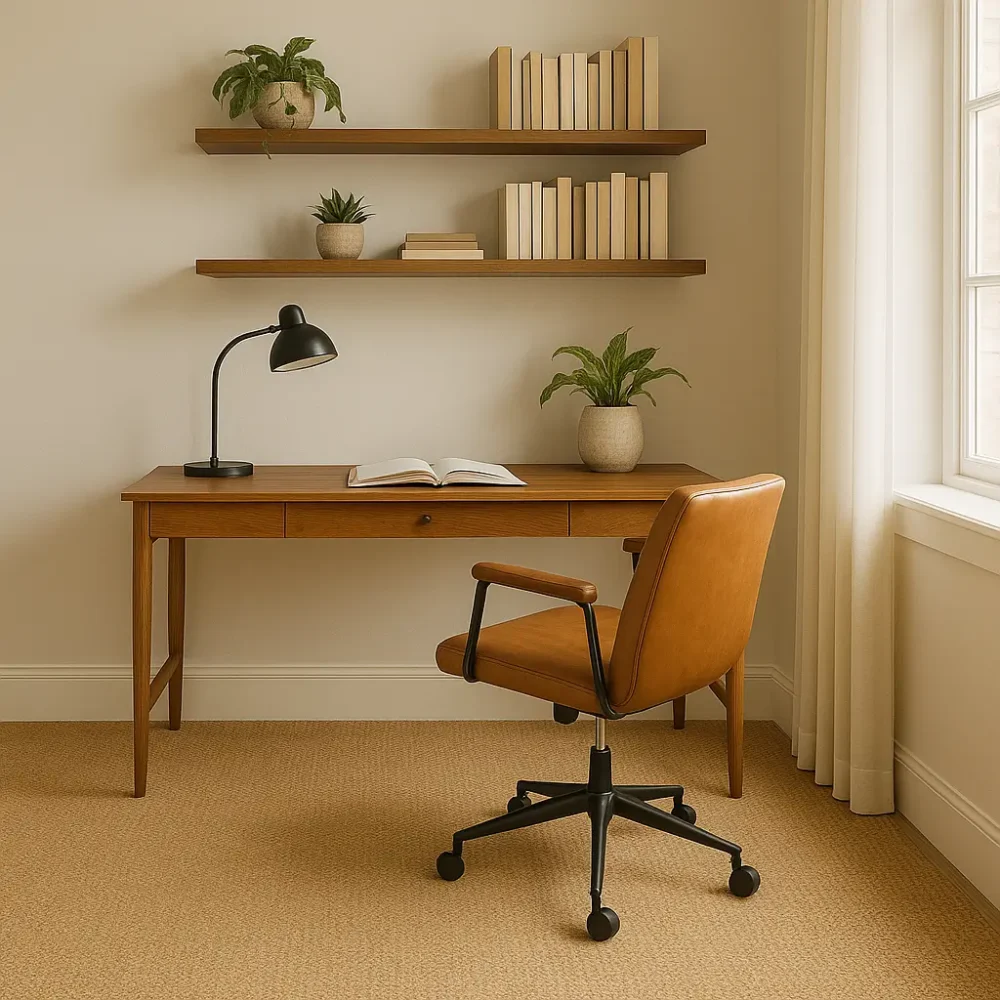 sisal carpets in home office