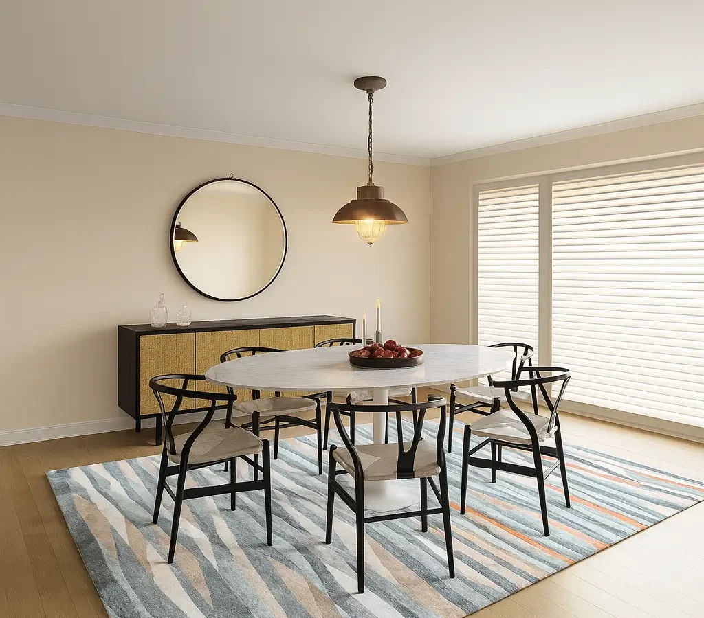 wool rugs dinning